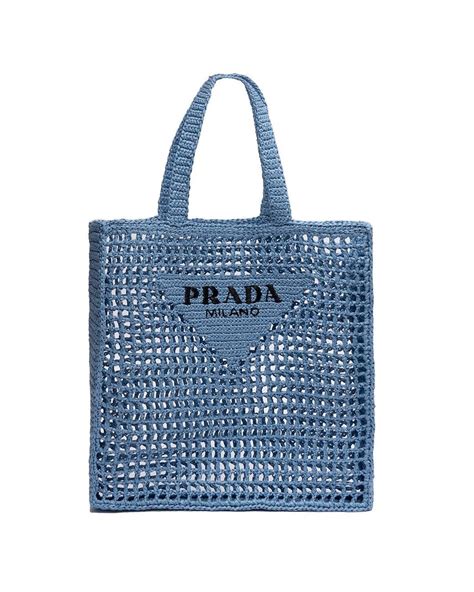 prada blue raffia tote|prada raffia tote dupe.